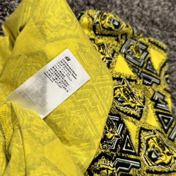 H & M Bright Yellow and Black Tiger Print Mini Tank Dress - Picture 13 of 13